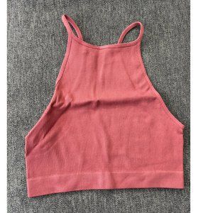 Bozzolo Razorback Cropped Tank pink/red